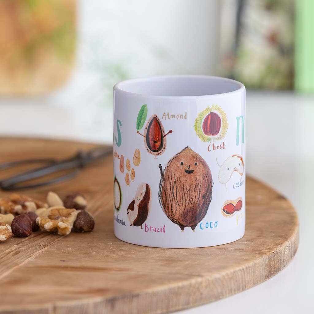 Sarah Edmonds Illustration – wholesale Coffee mug – Nuts Ceramic Mug3