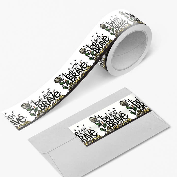 Be Brave Washi Tape - inspiration, encouragement for wholesale by Block21Prints