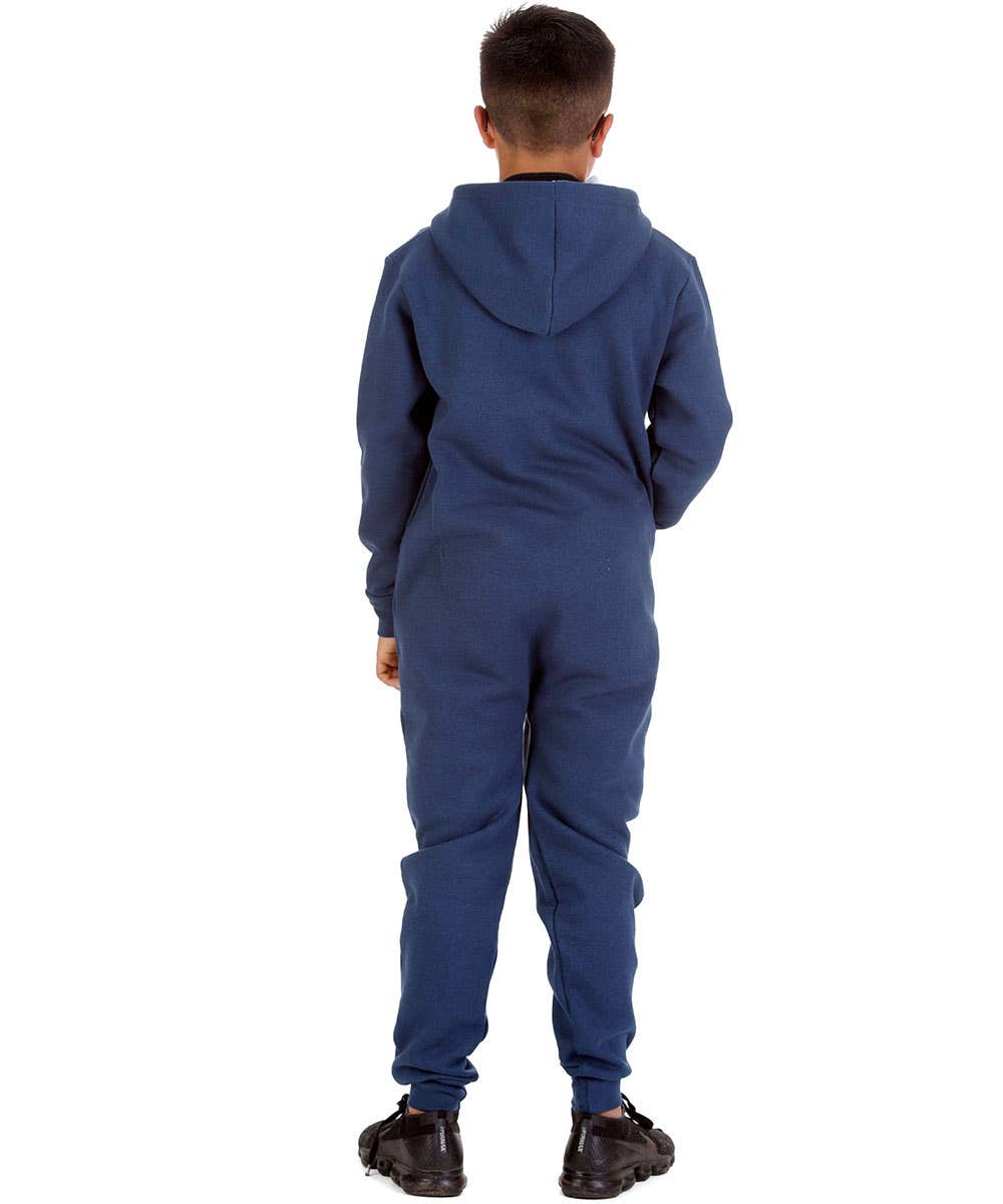 Trendy Toggs Kids Navy Blue Zip Up Onesie for wholesale on Faire3