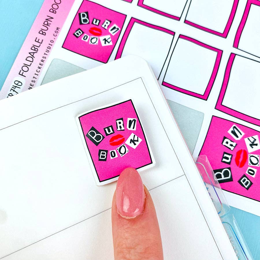 Shine Sticker Studio - Wholesale Sticker - Foldable Burn Book Stickers3