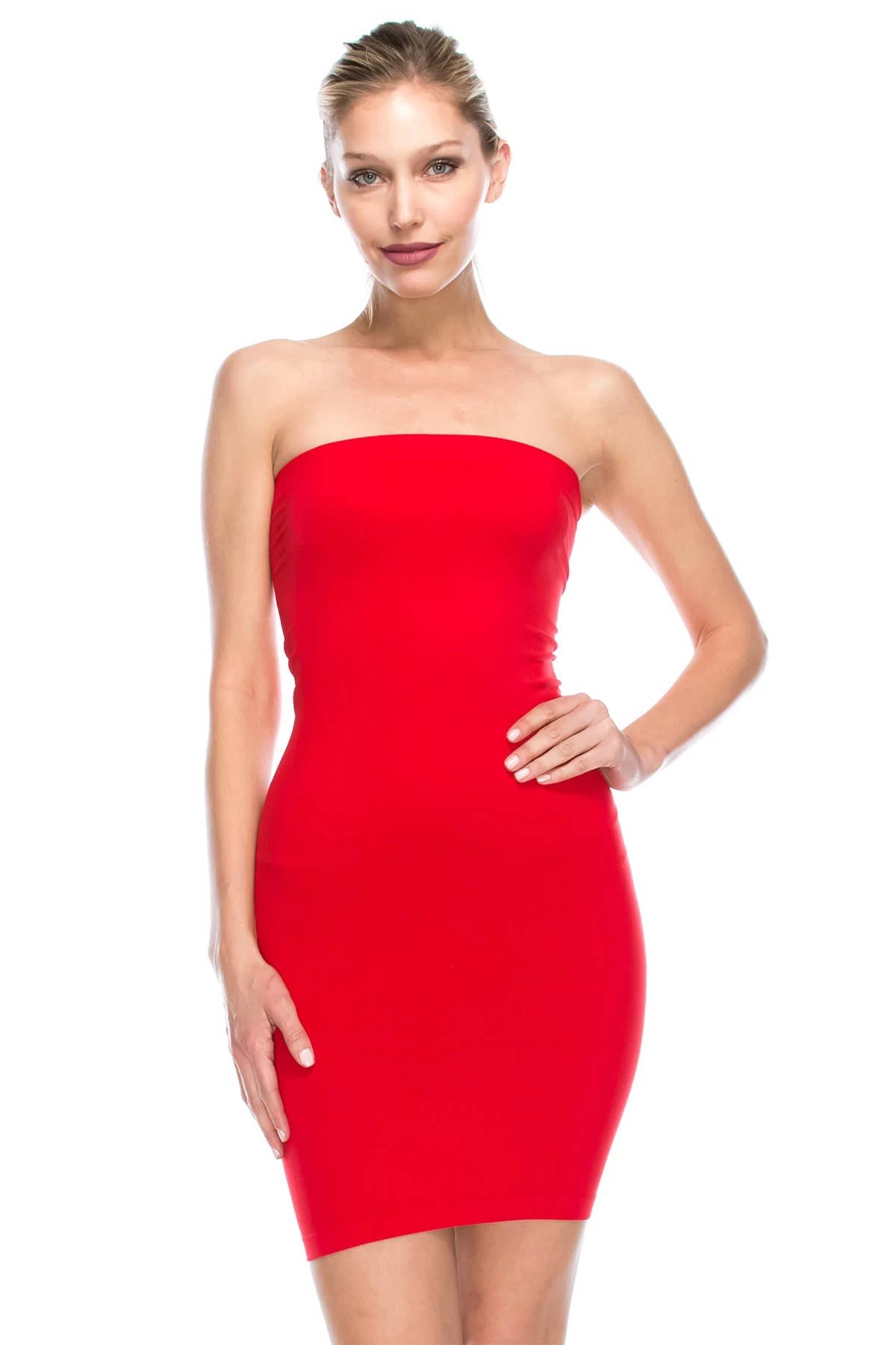 KurveShop - Wholesale Dress - Women's - Kurve Women’s Strapless Mini Dress, Tube Top Slip, UPF 50+17