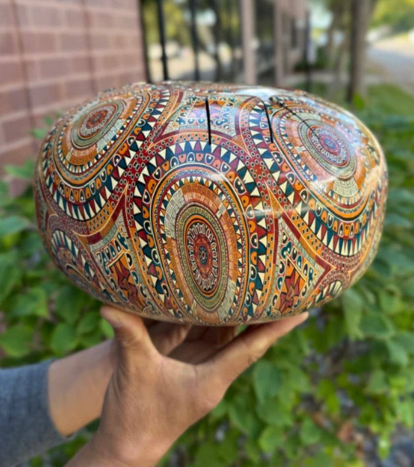 Lungta Imports - Vendita all'ingrosso Strumenti musicali - Tamburo Steel Tongue handpan musicale con borsa per trasporto6