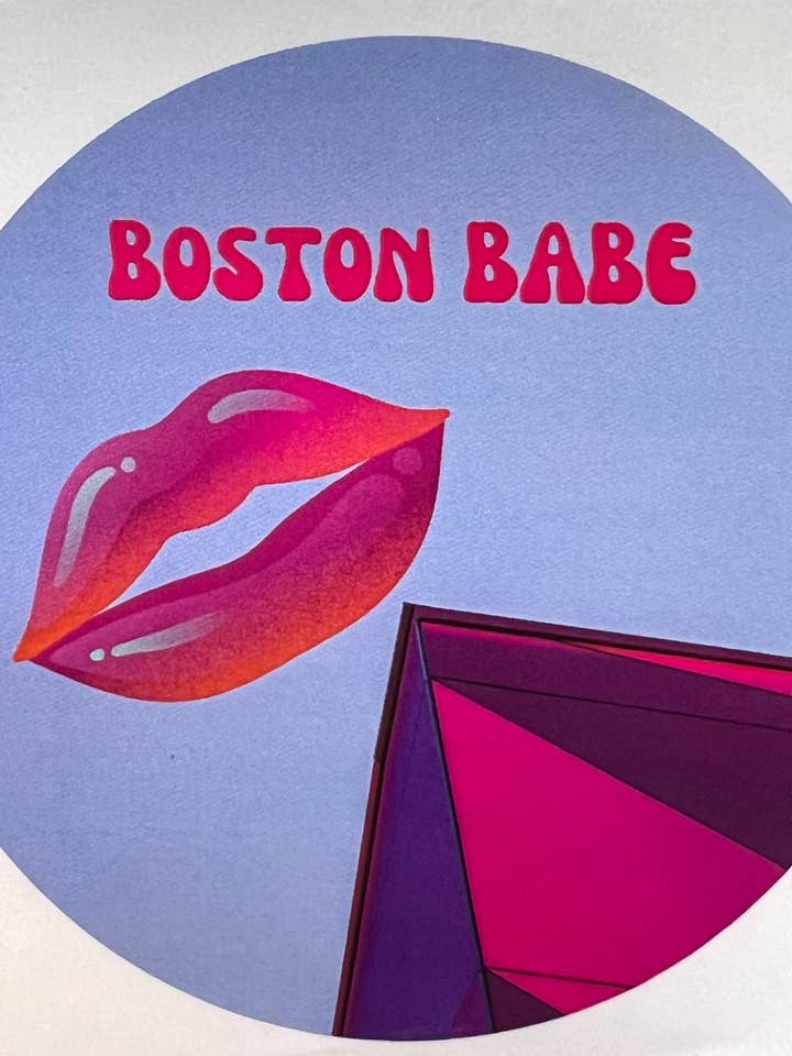Pegatina Boston Babe para venta al por mayor de LPVibes