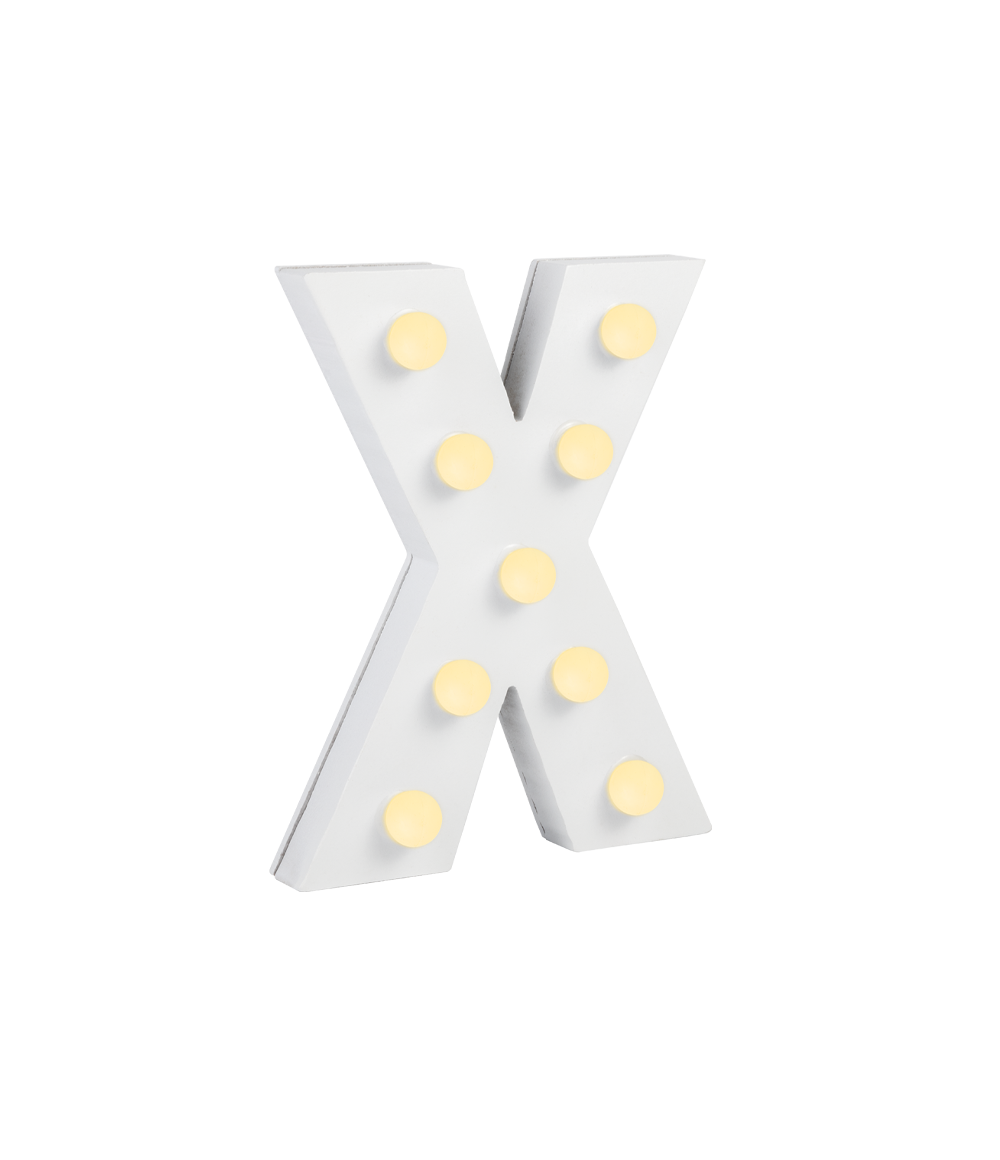 PD Party - Wholesale Decorative Tabletop Object - Light Letters - X0