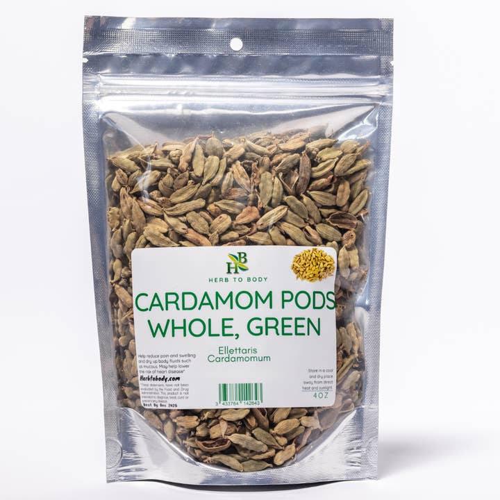 Herb To Body - Wholesale Herbs - Green Cardamom Pods Whole