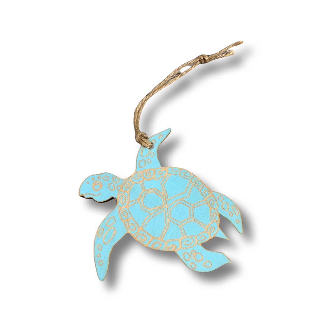 Mermaid of Hilton Head - Vendita all'ingrosso Decorazione - Decorazioni di Natale in legno con tema vita marina e oceano20