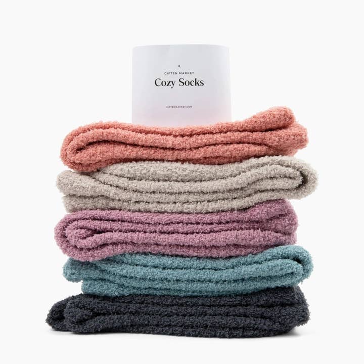 Giften Market - Wholesale Socks - Women's - Cozy Cloud Socks - Rosette Pink - Women's Socks - Gift Idea5