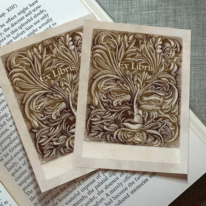 Homem Verde, Pratos Ex-Libris de Papel Gomado por atacado de Ebon et Noir LLC