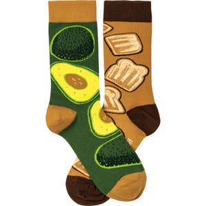 Women's Avocado Yoga Socks – Good Luck Sock