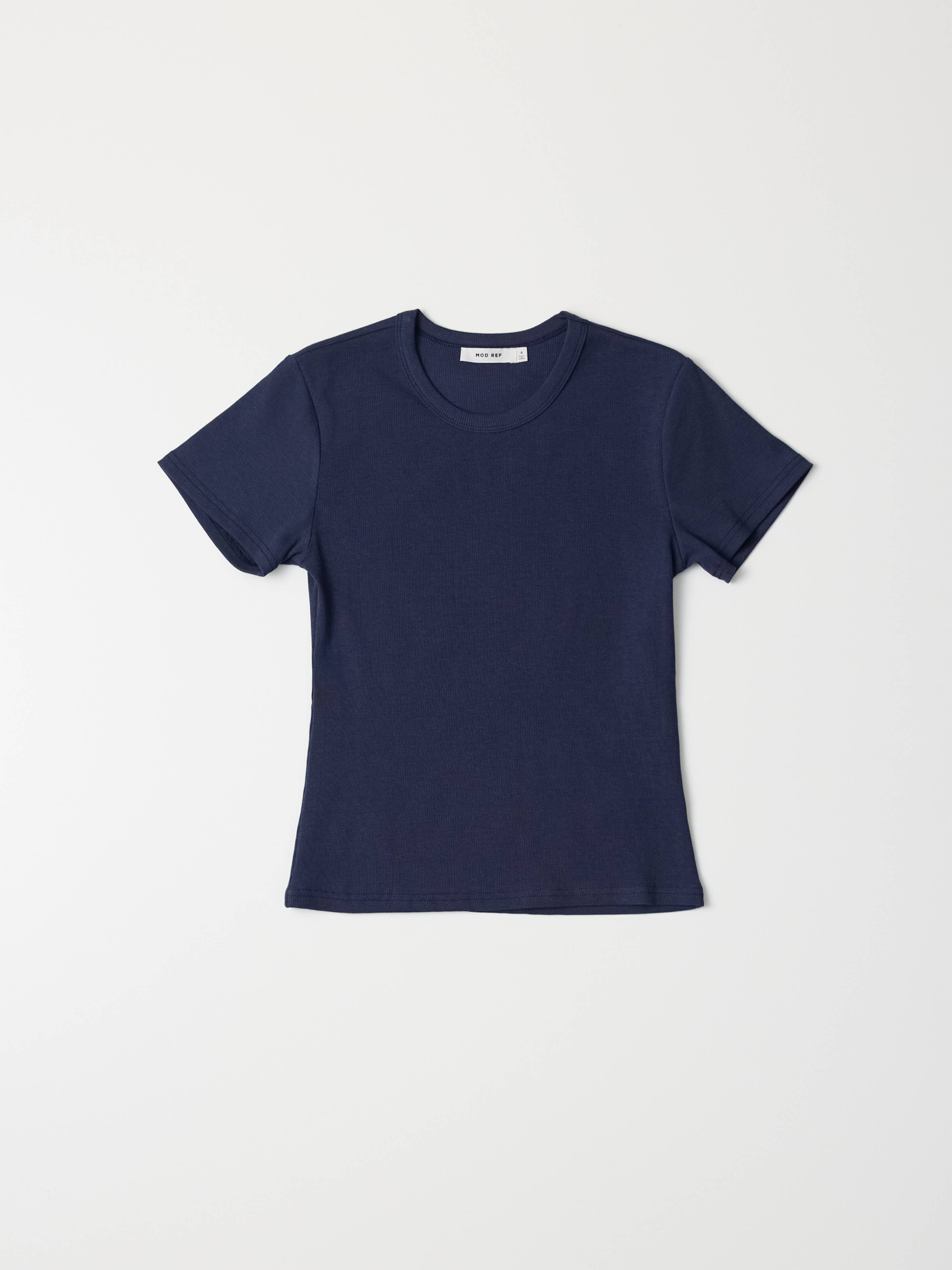 MOD REF - Wholesale T-Shirt - Women's - The Miller Top | Ribbed Short-Sleeve T-Shirt39