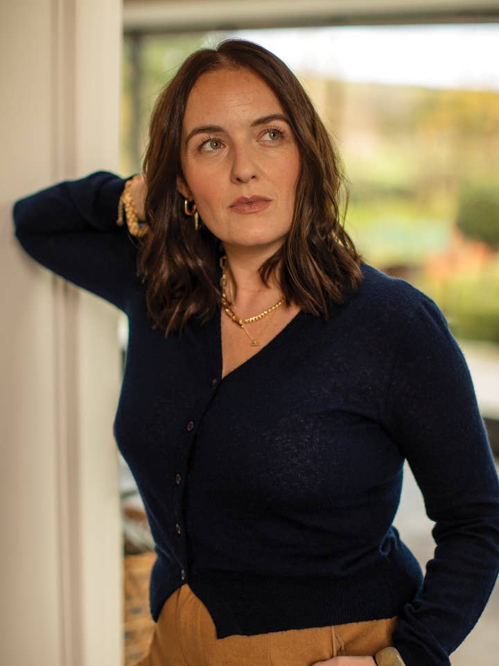 Gilet Estelle | Bleu Marine pour la vente par CHALK