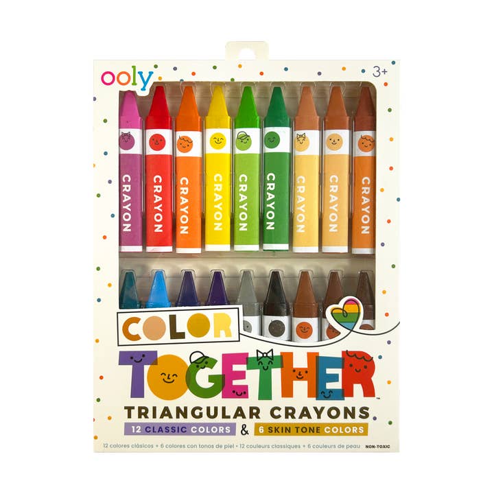 Color Together: Crayons (Set of 18) for wholesale by OOLY
