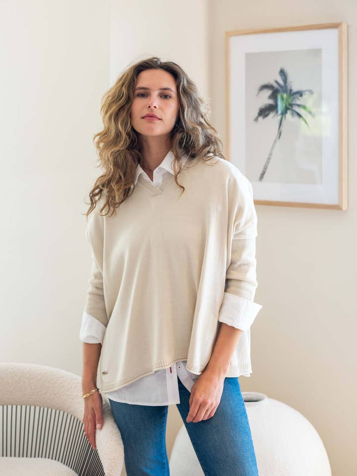 MERSEA - Wholesale Knit Top - Women's - Catalina V Neck Sweater73