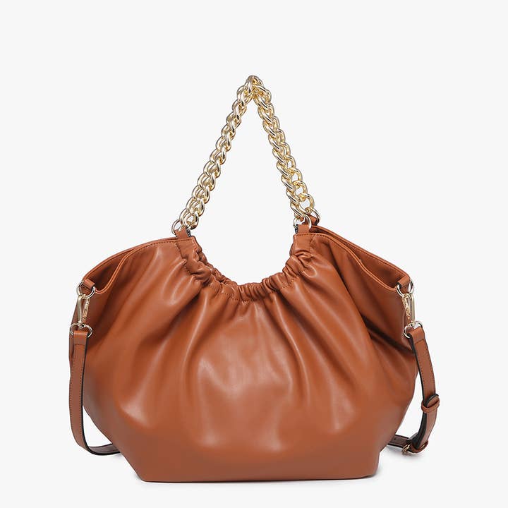 Jen & Co. - Wholesale Satchel - Women's - M2343 Stassi Slouchy Satchel w/ Chain4