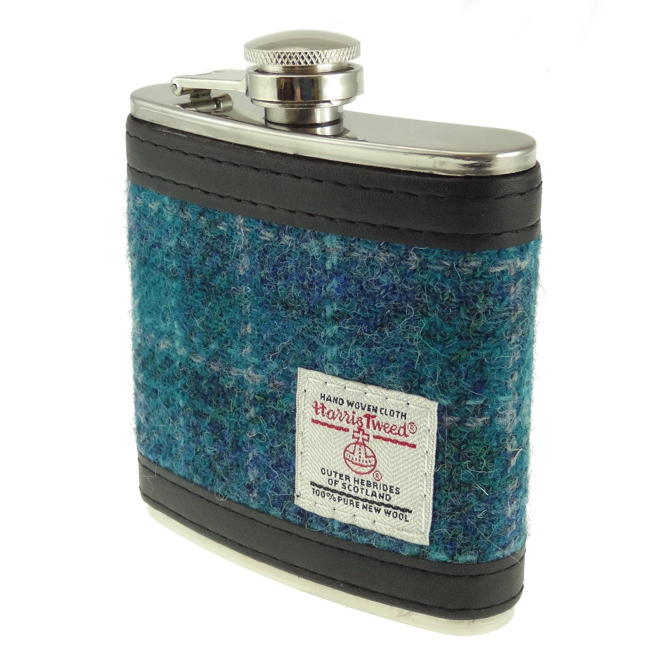 The Scotland Kilt Company – Großhandel Taschenflasche – Hüftflasche Harris Tweed, 6 Unzen, 10 Farben4