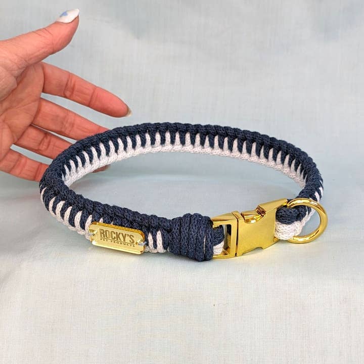 Rocky's Pet Products - Wholesale DIY Craft Kit - Make Your Own Dog Collar Craft Kit Blue
