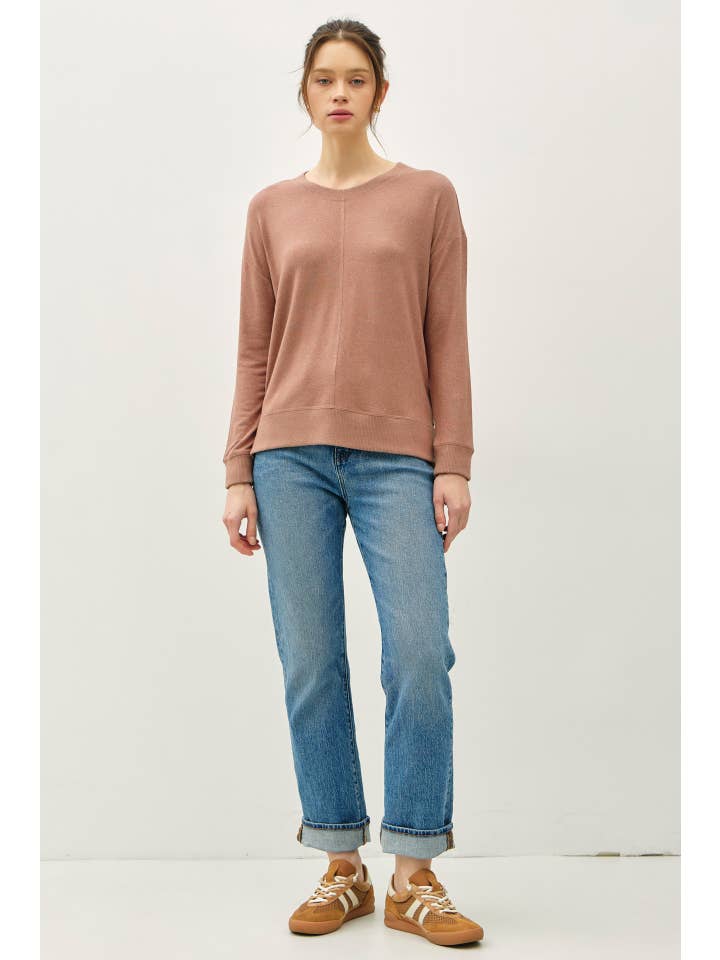 Be Cool - Wholesale Knit Top - Women's - BUTTERY HACCI BRUSHED PULLOVER KNIT TOP13