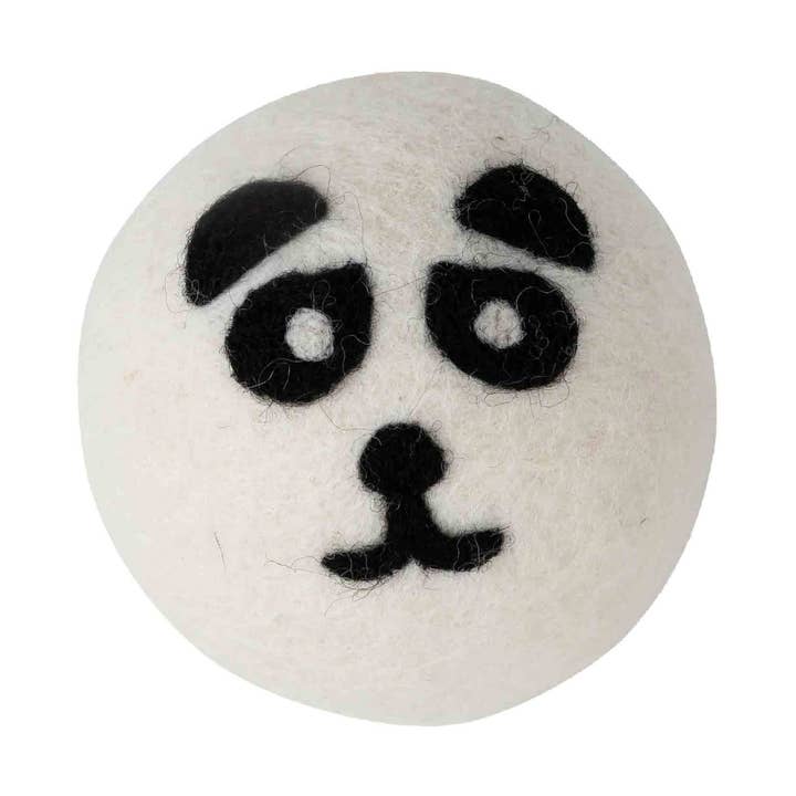 Eco Friendly Wool Dryer Ball - Panda for wholesale by Ten Thousand Villages