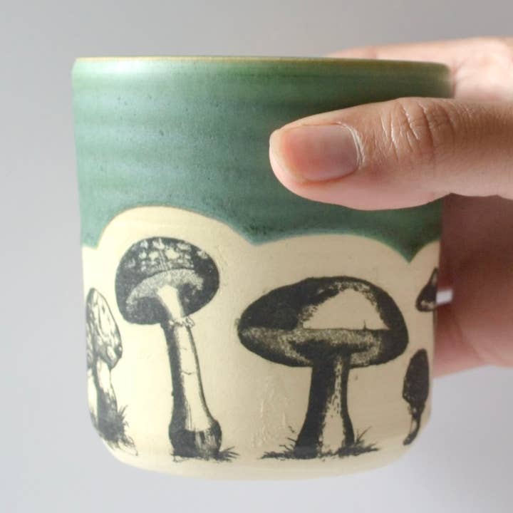 Premadasa - Wholesale Drinking Glass/Cup - Ceramic Mushroom Tumbler | Wine Tumbler | Whisky Tumbler | T6