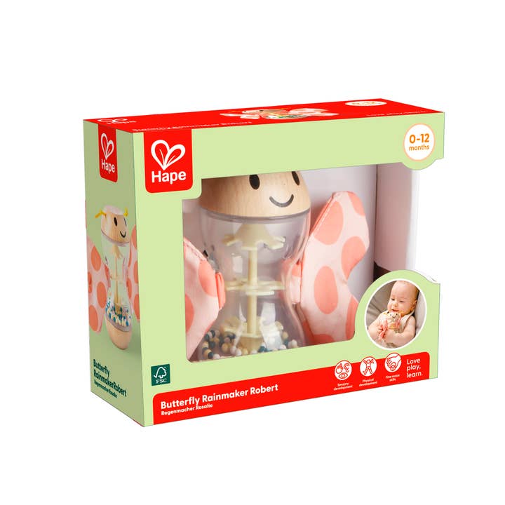Hape Toys - Vente Jouet classique – enfant - Faiseur de pluie papillon3