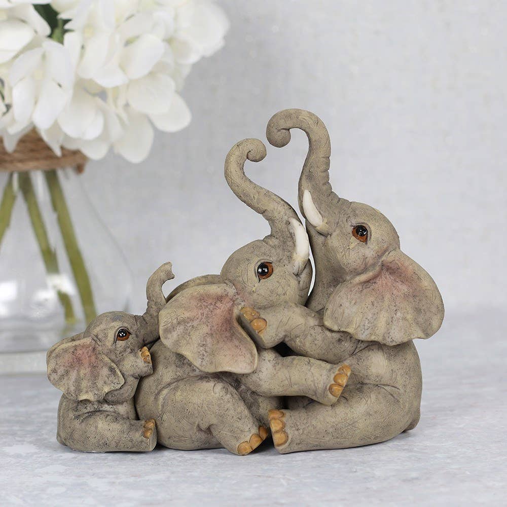 Something Different Wholesale – Großhandel Dekofigur – Dekofigur „Familie Elefant“0