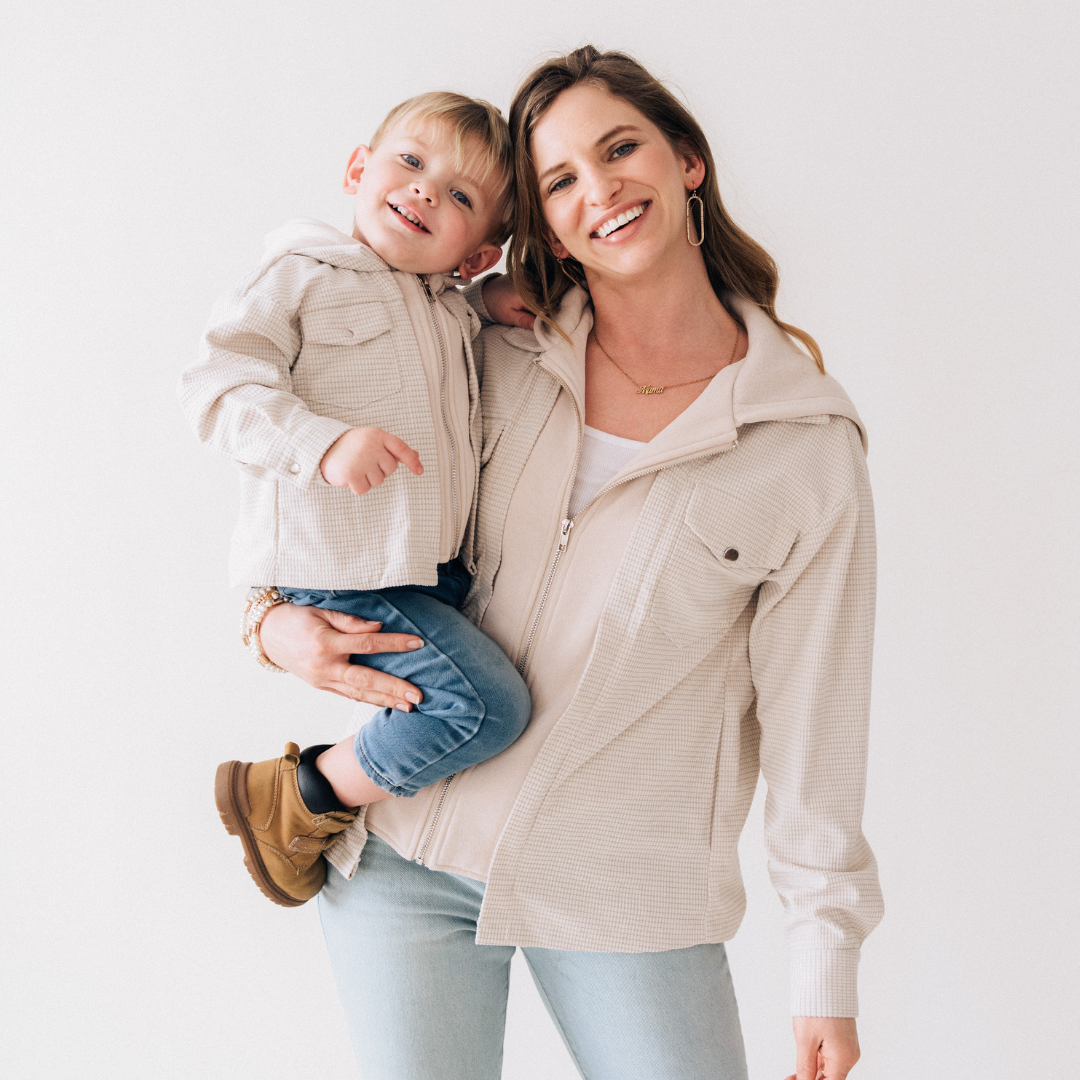 HAHA MAMA Clothing - Wholesale Jacket - Women's - Textured Khaki Jacket - Women5