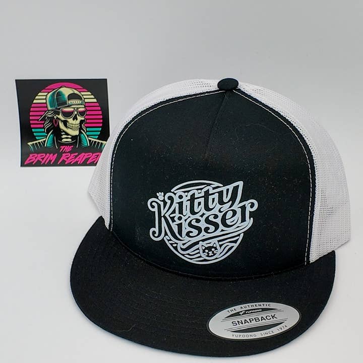 The Brim Reapers - Wholesale Trucker Hat - Men's - Kitty Kisser Hat | Men's Accessories Trucker Funny Comedy