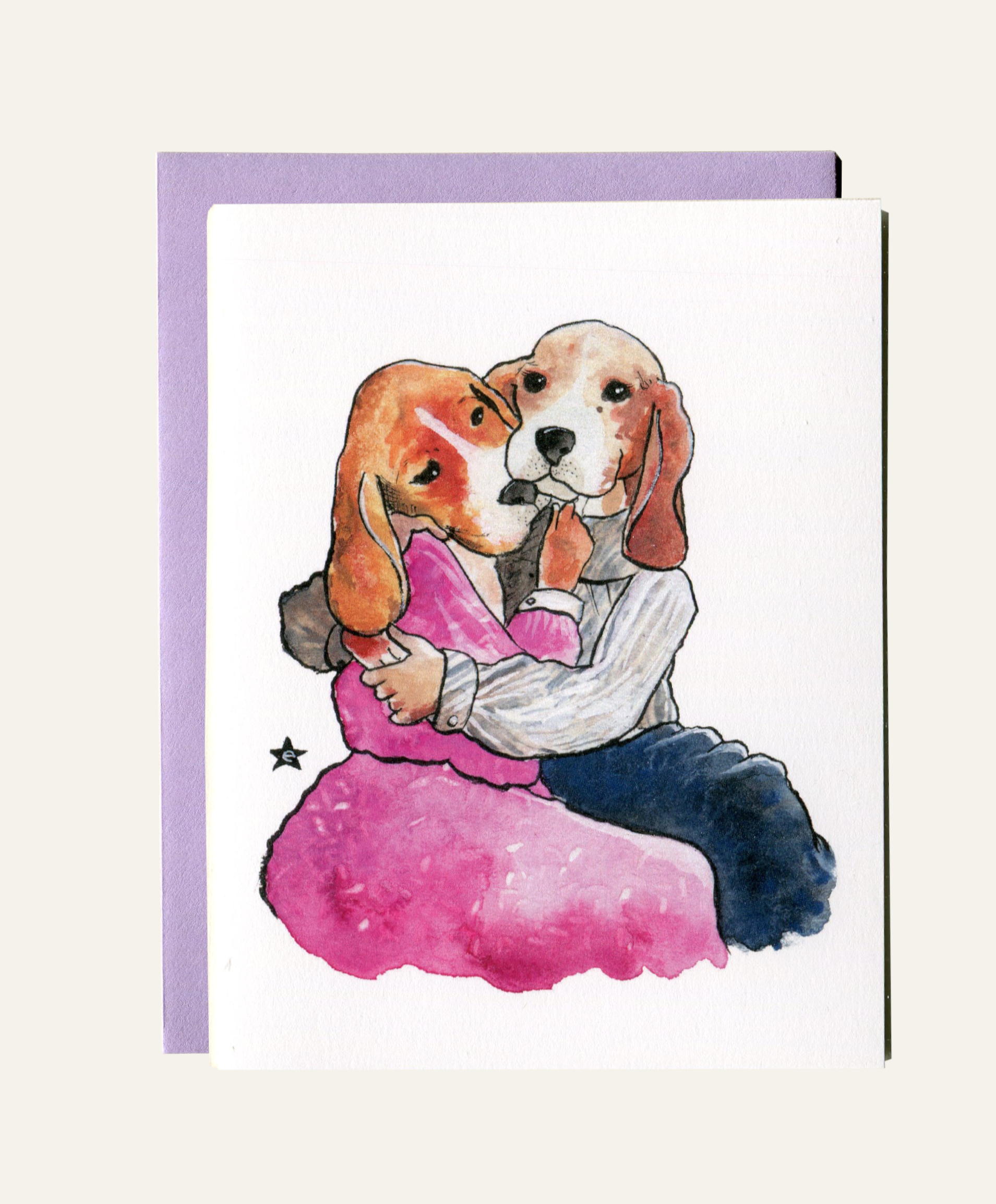 Darling Illustrations - Wholesale Love Card - Puppy Love - Dog Notecard6