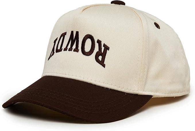 Funky Junque - Wholesale Baseball Cap - Kids - Kids/Baby 2-Tone Cap: Rowdy Upside Down - Brown/Beige1