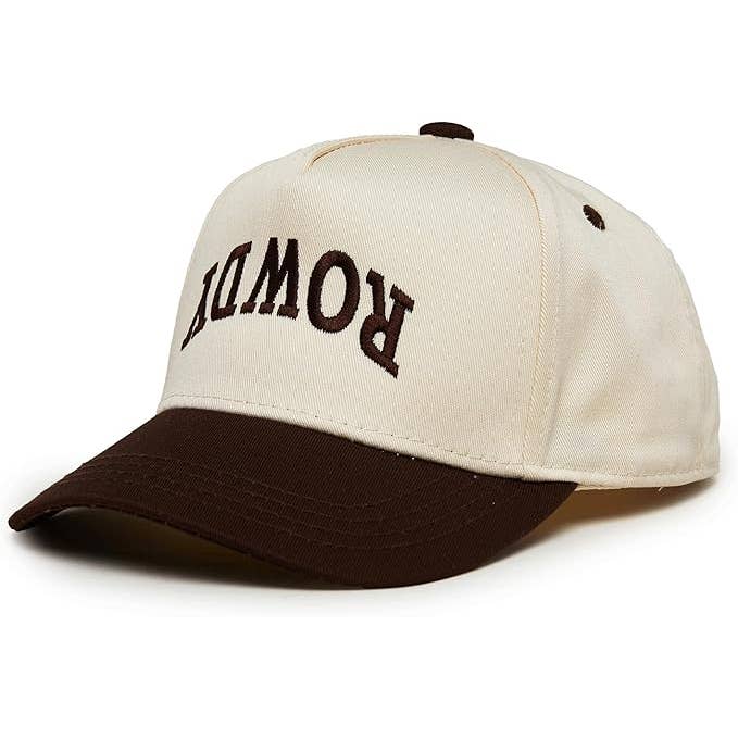 Funky Junque - Wholesale Baseball Cap - Kids - Kids/Baby 2-Tone Cap: Rowdy Upside Down - Brown/Beige1
