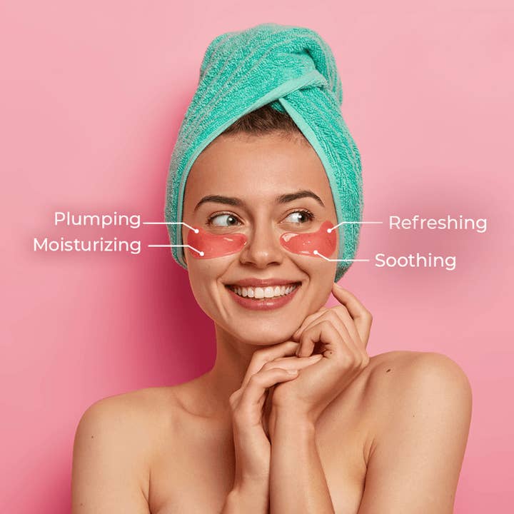 Lure Essentials - Wholesale Eye treatment mask - Bulgarian Rose + Sea Moss + Hyaluronic Eye Mask, 60 ct4