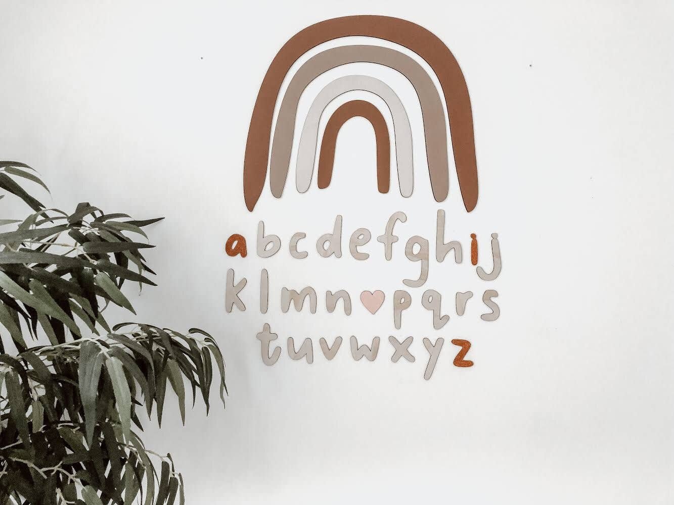 Timber Tinkers – Großhandel Wanddeko - Kind & Baby – Alphabet aus Naturholz – Wanddekoration für Kinderzimmer17