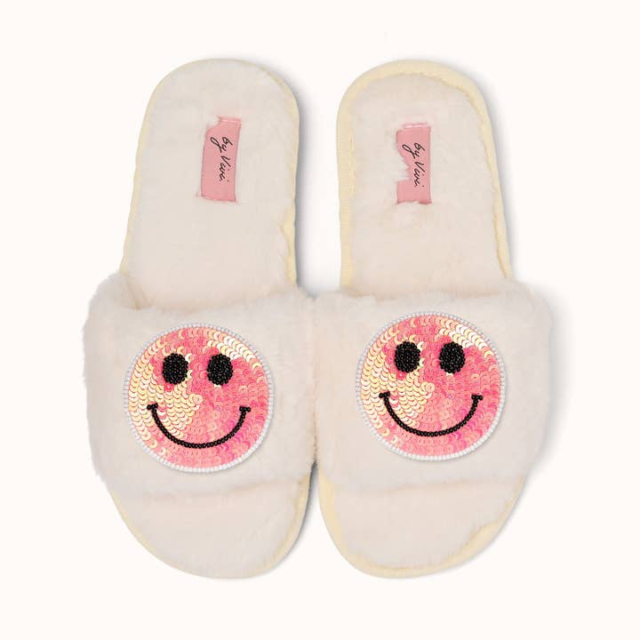 Broschenpaar: Smiley Pink for wholesale by by Vivi. e. K.