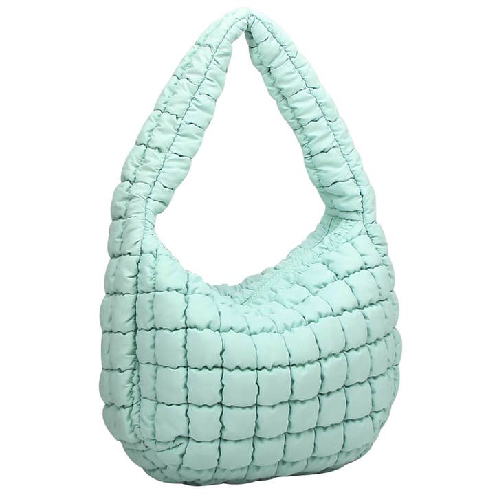 M&M HANDBAGS, LLC. - Wholesale Shoulder Bag - Women's - NQ131 Puffy Quilted Nylon Shoulder bag3