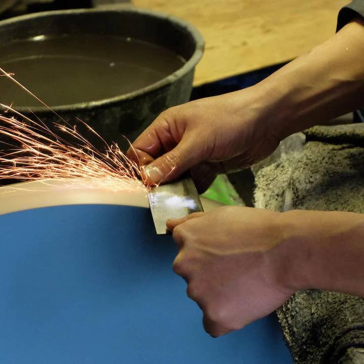 Japacolle — Japan Collections | See Latest News in "About" – Faca de cozinha/utilitário por atacado – Faca de cozinha Shimada de lâmina larga (faca deba) 29,5 cm11