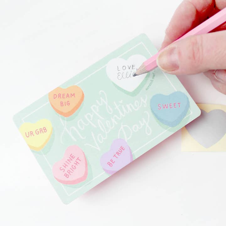 Inklings Paperie - Wholesale Valentine's Day card - Scratch-off Valentine Cards - Sweethearts3