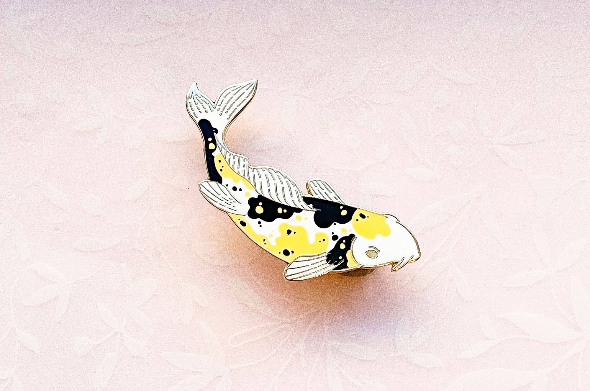 Alum and Ink - Wholesale Lapel Pin/Button - Ki Kumonryu Koi Enamel Pin3