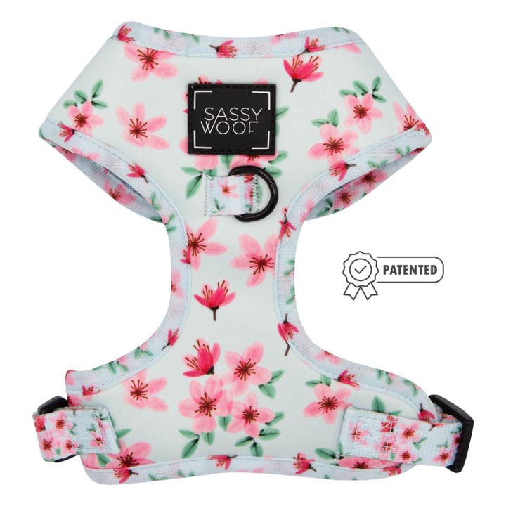 Dog Adjustable Harness - Sakura for wholesale by SASSY WOOF