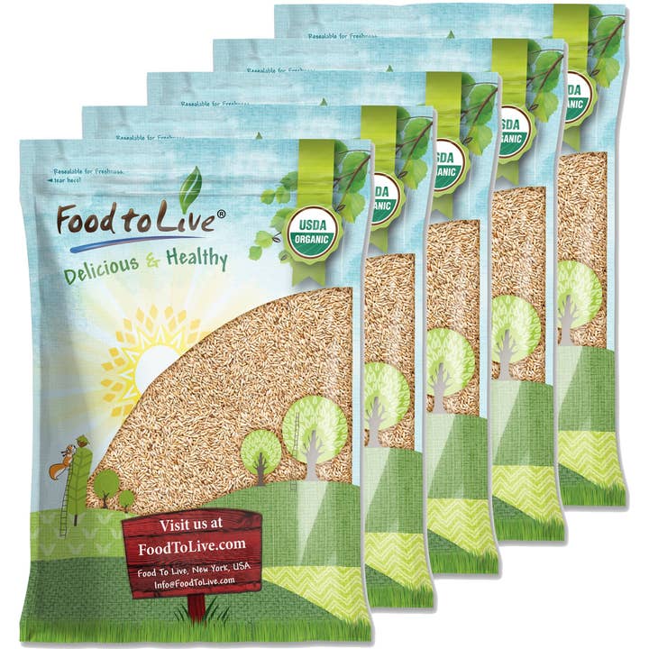 Food To Live - Vendita all'ingrosso Semi di piante - Bacche di segale biologiche - Semi crudi, sfusi, prodotti negli Stati Uniti5