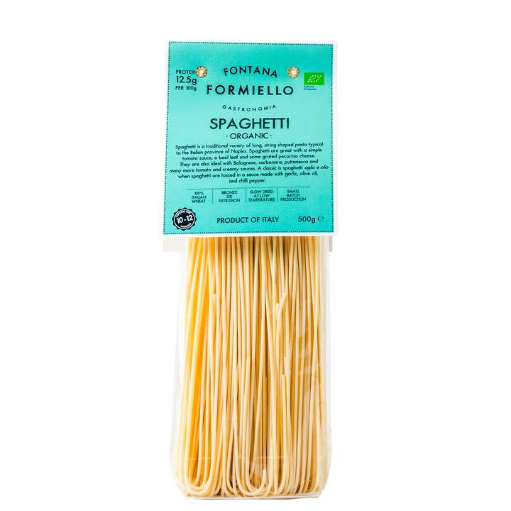Fontana FORMIELLO Organic Spaghetti (500g) for wholesale by Gourmica