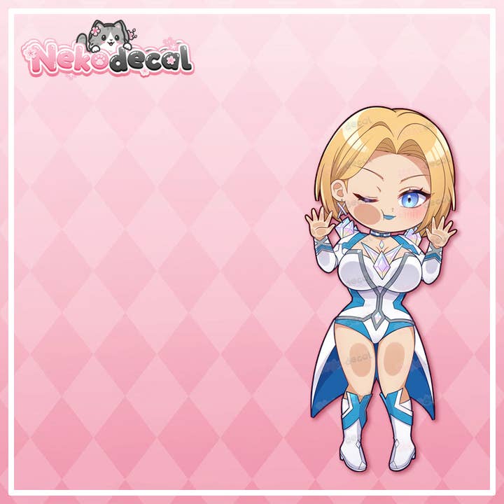 Nekodecal - Wholesale Sticker - Chibi Hero Peekers9