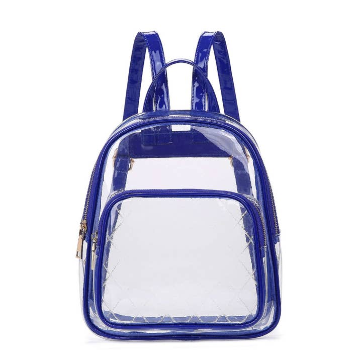 MiMi Wholesale - Wholesale Backpack - Women's - Stephanie Clear Mini Backpack for Women4