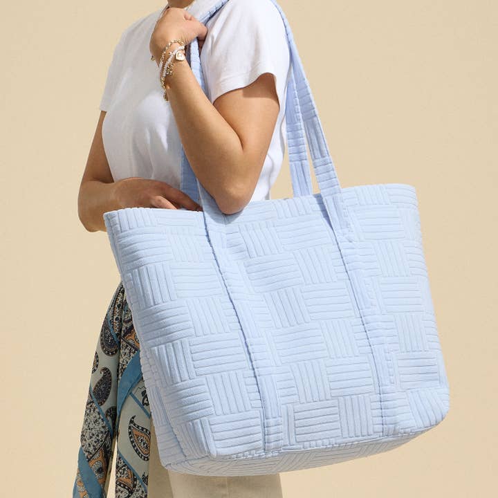 Frem - Wholesale Tote Bag - Women's - Quilted Tote Bag with Woven Texture20