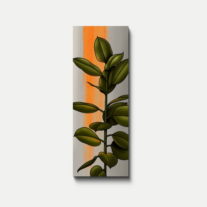 Orange Plant Stripe for wholesale by Solid Gold / Naja-Marie Baumann
