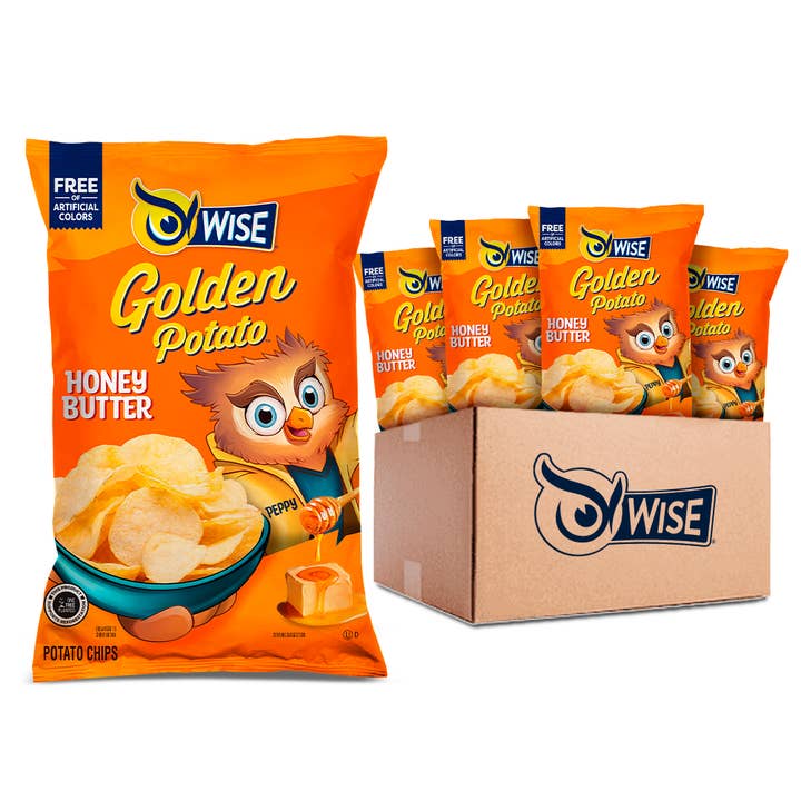 Honey Butter Potato Chips for wholesale by Wise Foods