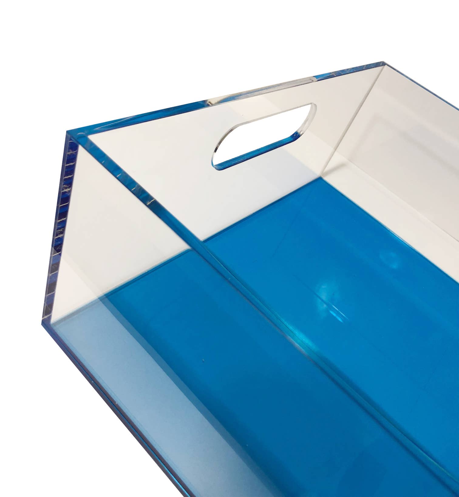 Decorium Living – wholesale Skrivbordsorganisatör – Neonfärgad förvaringsbox i lucite3