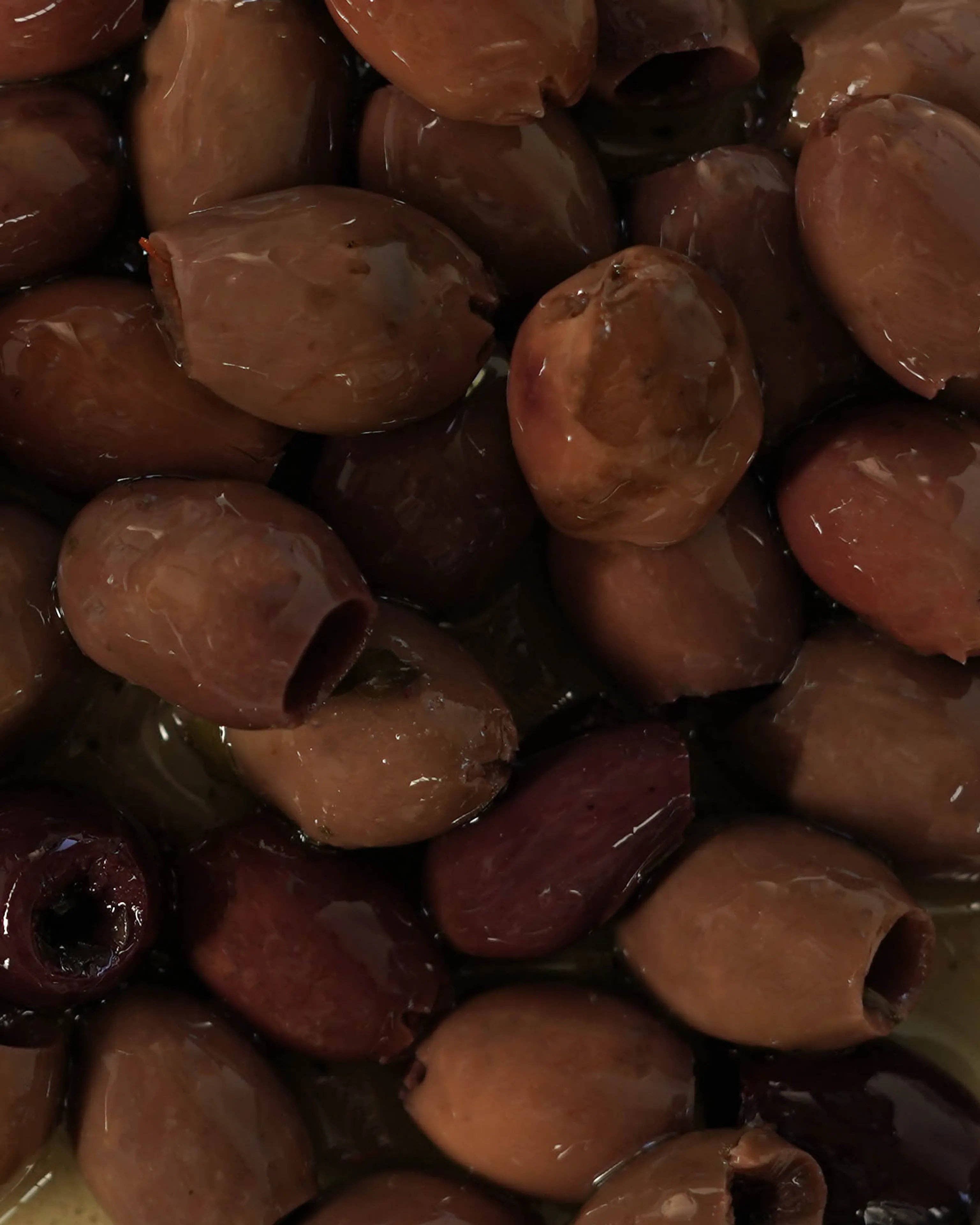 OLIO DI SERRA - Wholesale Olives - Pitted Rustic Peranzana Olives - Pitted "Rustic" Peranzana Olives in Olive Oil (280g)5