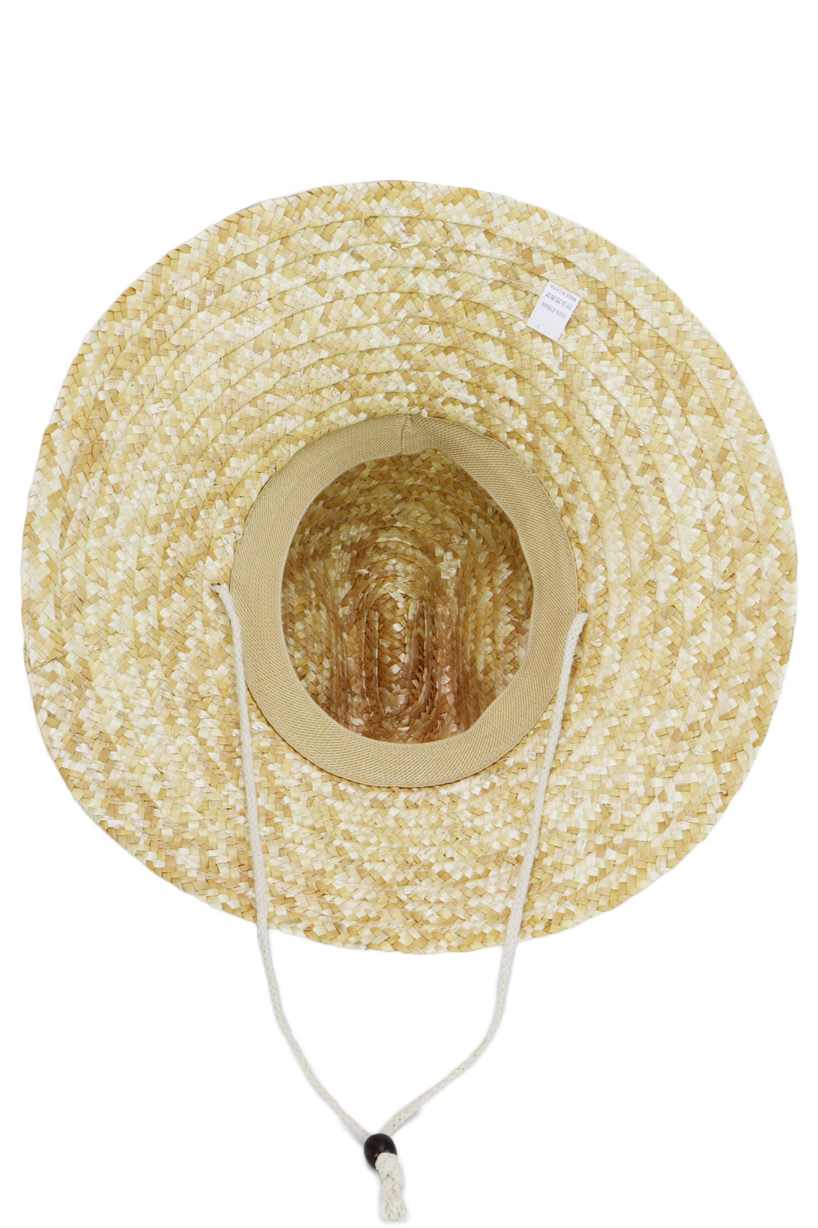 Cap Zone - Wholesale Straw Hat - Unisex - Rainbow Pride Flag Patch Wheat Straw Lifeguard Hat6