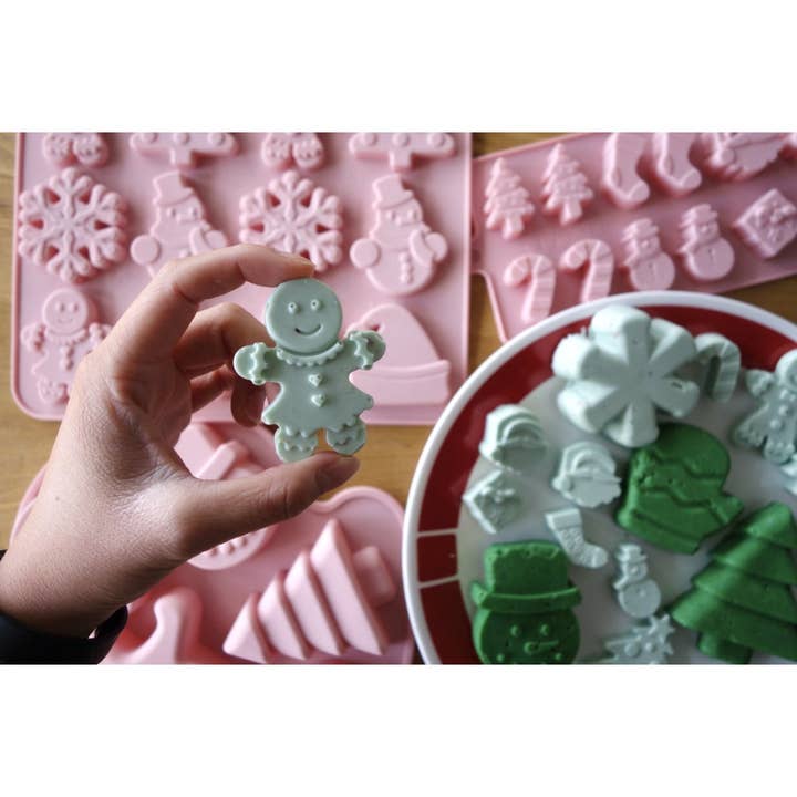 YGM Creations - Wholesale Chocolate/Candy Mold - Holiday & Christmas Silicone Mold Set 2