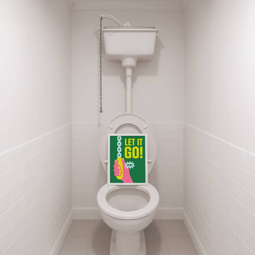 Redy. - Wholesale Poster - Let It Go! Poster - Toilet (30x40cm & 50x70cm)1